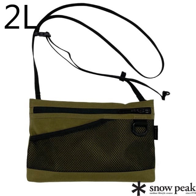 【Snow Peak】Everyday Use Sacoche 日用休閒隨身側背包2L/AC-21AU417RBR 棕色✿30E010